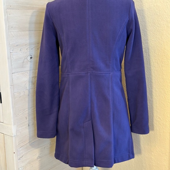 Athleta switchback‎ size Small purple fleece peacoat - Picture 6 of 15